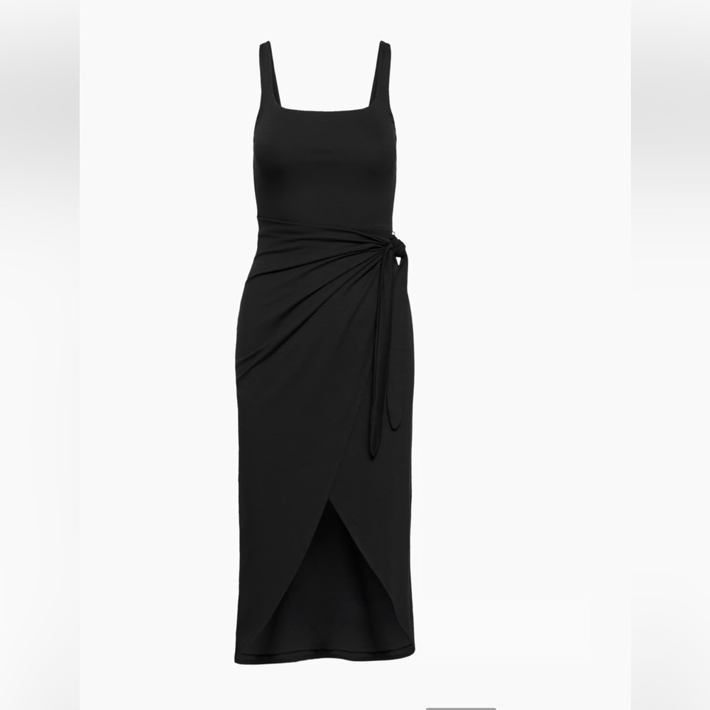 Aritzia Wilfred Saturn Midi Dress in Black Size XS - Picture 5 of 12